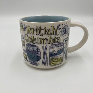 Starbucks Been There Series British Columbia Canada Mug Cup 14 oz